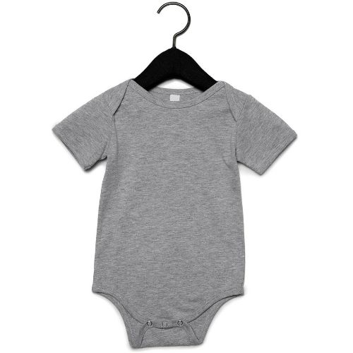 Bella Canvas Baby Jersey Short Sleeve One Piece Athletic Heather